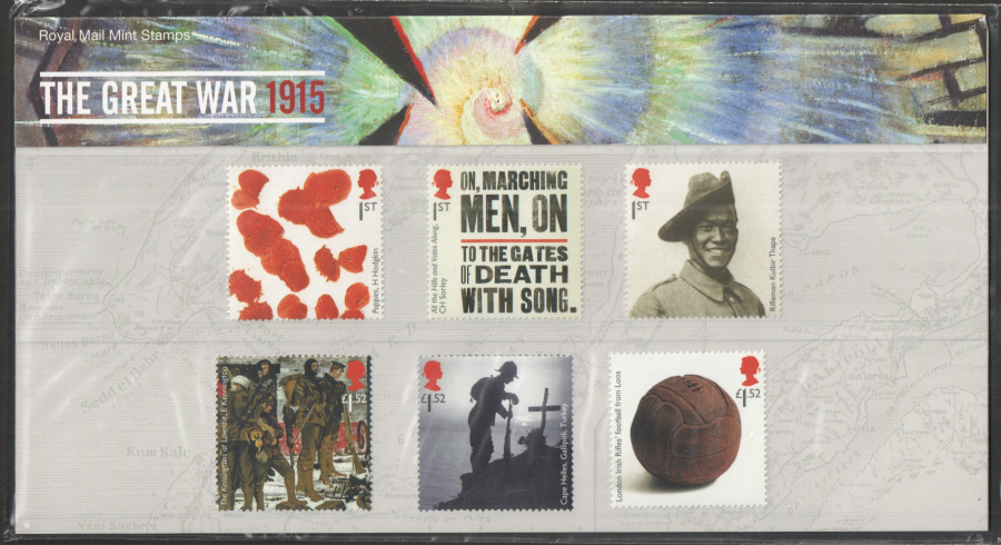 (image for) 2015 "Great War 1915" Royal Mail Presentation Pack 511